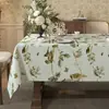 Mantel Retro de Lujo Ligero Estilo Americano, Sin Lavado, Impermeable, Resistente al Aceite, Resistente al Calor, Cubierta de Mesa, Cubierta de Mesa de Café, Directo de Fábrica