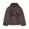 Ropa de mujer transfronteriza de Amazon comercio exterior Invierno estilo socialité elegante de moda europeo y americano abrigo de piel sintética D69352