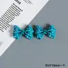 Pajarita de Puntos Ondulados Mate Resina Lazo Accesorios Pequeños Hecho a Mano DIY Pegamento de Crema Pegatina para Refrigerador Agujero Hebilla de Zapato Joyería