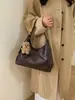 Bolsa Feminina de Grande Capacidade, Bolsa de Ombro de Alta Qualidade para o Dia a Dia, Bolsa de Axila Casual Elegante e Versátil, Bolsa Saco Simples