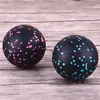 Pelota de fascia EVA para yoga, masaje de pies, relajación muscular, pelota meridiana de fitness, pelota meridiana de mano de 8 cm con borde cruzado