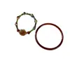 Novo Bracelete de Âmbar Imitação Estilo Antigo Chinoiserie Bracelete de Rosa de Bambu Design Retrô Feminino