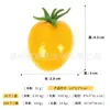 Ímãs de Geladeira Criativos e de Alta Qualidade em Formato de Frutas Realistas: Tomates Cereja, Limões, Romãs, Nêsperas, Fruta Pele de Cobra, Decorações de Frutas Mini