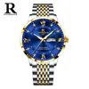 Producto Popular de Transmisión en Vivo de Rui Zhi Yuan: Reloj Impermeable Luminoso para Hombre, Versión Coreana Ultra-Delgado de Cuarzo, Reloj de Pulsera para Estudiantes Varones