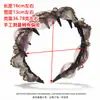 Véu de Névoa Floresta MarromFaixa de Cabelo Novo Estilo Chinês Suave Retrô Respirável Gaze Acessório de Cabelo Elegante Faixa de Cabelo de Alta Qualidade