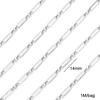 Material diy aço inoxidável 304 aço titânio corrente chaveiro corrente outdoor corrente de bolsa joias corrente fina