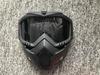 Máscara Facial Óculos Harley Óculos de Motocicleta Off-Road Capacete de Equitação Óculos de Esqui Retro Óculos à Prova de Vento para Motocicleta