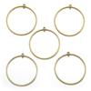 Accesorios de joyería de aleación DIY anillo círculo colgante único geométrico pulsera llavero colgante B205
