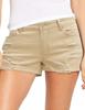 Comércio Exterior Europeu e Americano Suprimento Transfronteiriço Shorts Jeans de Cor Sólida para Mulheres para Parecerem Magras