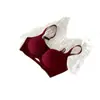 8833 Chica 3D Suave Pull-Up Corte Hueco Push-Up Copa Estéreo Lencería Melocotón Pecho Bola Sujetador Pechos Pequeños Mostrar Grande Tirantes