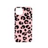 Estampado de Leopardo Rosa Adecuado para iPhone 17 Pro Max Funda para Teléfono Anticaídas 14 Pro Agujero Grande 13/16 Apple 15 Funda Blanda