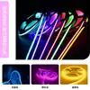 Fita de LED COB 320 luz 8MM fita de luz suave luz vermelha azul luz verde luz dourada azul gelo rosa monocromática fita de luz de cor quente