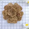 Venda Direta de Fábrica de Novas Flores Tridimensionais para Sapatos, Acessórios de Flor Rosa com Strass Completo, Sapatos Femininos Versáteis, Acessórios de Roupa de Alta Qualidade, DIY