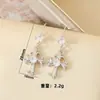 Pendientes de Colgante de Cruz Microincrustados de Circonita Europeos y Americanos Pendientes de Borla Elegantes de Alta Calidad Retro Exquisitos Versátiles Pendientes