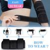 Coderas de Soporte de Placa de Acero con Tira de Aluminio, Correa Desmontable, Protector de Codo de Compresión, Protector de Brazo para Fitness, Coderas Unisex