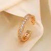 Anillo de Lujo Ligero de Moda Coreana Tendencia en Tiktok con Microincrustaciones de Diamante y Madreperla para Mujer con Acabado de Alta Gama Que No Se Desvanece