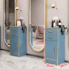 Armário de ferramentas para barbearia suprimentos para salão de beleza carrinho pequeno salão de cabeleireiro prateleira de armazenamento multifuncional ferramentas para salão de cabeleireiro
