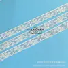 Borda de Renda de Algodão Bordada com Florzinha Fina de 3cm Fio Fino Acessórios de Vestuário de Alta Qualidade Patchwork para Sapatos e Chapéus Fita Decorativa