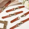 Hebillas Metálicas de Cuero al por Mayor, Abrigos Suéteres, Hebillas para Bufandas de Piel, Bolsos de Falda, Correas de Hombro, Hebillas de Gancho Retro