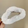 Elegante pinza para el pelo de nube pinza para el pelo de peluche pinza para el pelo peluda pinza para la parte trasera de la cabeza decoración estilo francés pinza de tiburón
