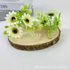 Venta Directa Transfronteriza de Guirnaldas de Girasoles Artificiales, Sombreros de Paja con Flores, Decoraciones de Mesa para Cenas de Hotel y Alojamiento, Cadenas de Flores Decorativas