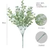 Cientos de Populares Ramilletes de Eucalipto Artificial para Patios Exteriores y Jardines, Arreglos Florales, Decoración Suave, Paisajismo, Plantas Verdes Simuladas, Flores Artificiales