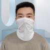 Mascarilla Mágica de Punto de Viscosa de Color Sólido para Primavera y Otoño para Hombres y Mujeres, Mascarilla Transpirable de Protección Solar para el Cuello para Ciclismo al Aire Libre, Multiusos