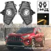 Adecuado para Toyota RAV4 Años 19-20 Juego de Luces Antiniebla Halógenas Delanteras Luz del Parachoques Delantero Iluminación Luz Anti-barra Luz Antiniebla Total
