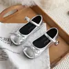 Zapatos de Cuero para Niñas 2026 Otoño Nuevo Estilo Bajos Antideslizantes Zapatos de Princesa Estilo Coreano Moda para Niñas Versátiles Casuales Zapatos Planos