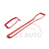 Adecuado para Ford 24 Mustang/Black Horse Mustang Molduras Modificadas para Rejilla de Aire Izquierda y Derecha Accesorios Interiores de Coche de ABS