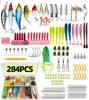 Set de Señuelos, Señuelos para Pesca, Señuelos Artificiales, Spinner para Pesca, Señuelos Blandos, Señuelo Rana de Superficie, Set Completo de Señuelos