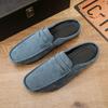 Mocassins masculinos 2024 primavera e verão Novos mocassins preguiçosos TikTok transfronteiriços moda quente populares meias chinelo sapatos de camada única masculinos