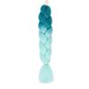 Nueva versión de trenza grande [doble color] Trenza africana sucia peluca trenza cola de caballo fibra química seda de alta temperatura color trenza grande