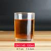 Copo de vidro temperado de fábrica copo de cerveja de restaurante pode adicionar logotipo copo publicitário copo transparente resistente ao calor louça de desinfecção copo