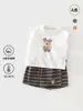 Camiseta de verano sin mangas Clase A para niños y niñas, ropa de bebé estilo coreano, chaleco para salir, con abertura en los hombros, top fino para recién nacidos