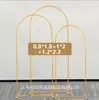 Venta Caliente en Amazon Arco Dorado de Hierro de 7.2 pies Marco de Puerta Guía de Camino para Bodas Soporte para Globos Escenario Diseño de Escenario