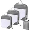 Bolsa de compressão para armazenamento de viagem transfronteiriça conjunto de nove peças Amazon nécessaire de viagem roupas bagagem bolsa de armazenamento para embalagem