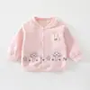 Ropa exterior de manga larga para bebé, temporada de otoño, unisex, adecuada tanto para niños como para niñas, cárdigan de otoño, para bebés e infantes, chaqueta de béisbol de primavera y otoño
