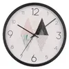 Reloj Electrónico Moderno Simple Preciso Reloj de Pared Versátil Silencioso Fuente Creativa Distintiva Reloj de Cuarzo Claro