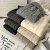 Calcetines de punto holgados estilo coreano para mujer, calentadores de piernas adelgazantes y cálidos para otoño e invierno, adecuados para botas de nieve, calcetines JK para mujer