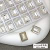 K9 Alternativo Pedrería para Uñas de Alta Calidad Blanca con Dorso Puntiagudo Forma de Corazón Ovalada Rectangular Irregular Accesorios Decoraciones