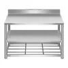 Rack de Armazenamento para Bancada de Aço Inoxidável Rack para Micro-ondas Bancada Espessa de Cozinha Suporte de Fogão a Gás de Três Camadas