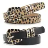 Novo Cinto Feminino Moda Tendência Fivela Estampa Leopardo Personalizado Jeans Feminino Universal Em Estoque para Atacado
