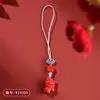 Cadena para Teléfono Colgante de Cinnabar Rojo Imperial Natural de Alto Contenido Caballo del Zodiaco Adorno del Año del Caballo 2026 Año de Nacimiento del Caballo