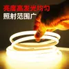 Tira de luz COB para exteriores impermeable iluminación ultrabrillante ambiente de luz cálida autoadhesiva techo de sala de estar uso doméstico tira de luz LED flexible 220V
