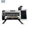 Equipamento de Produção de Caixas em Pequena Escala, Máquina de Impressão, Vinco, Corte e Formatação de Papelão, Máquina de Linha de Produção Totalmente Automática com Tinta