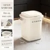 Lixeira Grande de Alta Qualidade para Casa, Lixeira de Cozinha sem Necessidade de Curvar, Lixeira à Prova d'Água de Grande Diâmetro