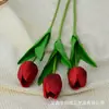 Tulipán, flor falsa, decoración del hogar, tacto de PU, flor artificial, foto de simulación, fábrica de flores falsas, ramo de boda al por mayor