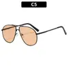 Gafas de Sol Retro de Doble Puente Estilo Nuevo Europeo y Americano 2025 Espejo de Sapo Gafas de Sol de Moda Personalizadas para Hombres y Mujeres Gafas Transfronterizas