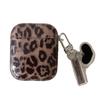 Capa protetora personalizada Ins Style com estampa de leopardo marrom, estilo europeu e americano, adequada para AirPods de 4ª geração (novo modelo Pro3) e fones de ouvido Apple de 2ª geração.